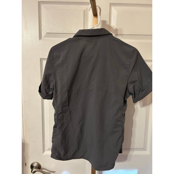 Mountain Hardwear Canyon Pro Short Sleeve Shirt, Gray, Size Small - Picture 3 of 4